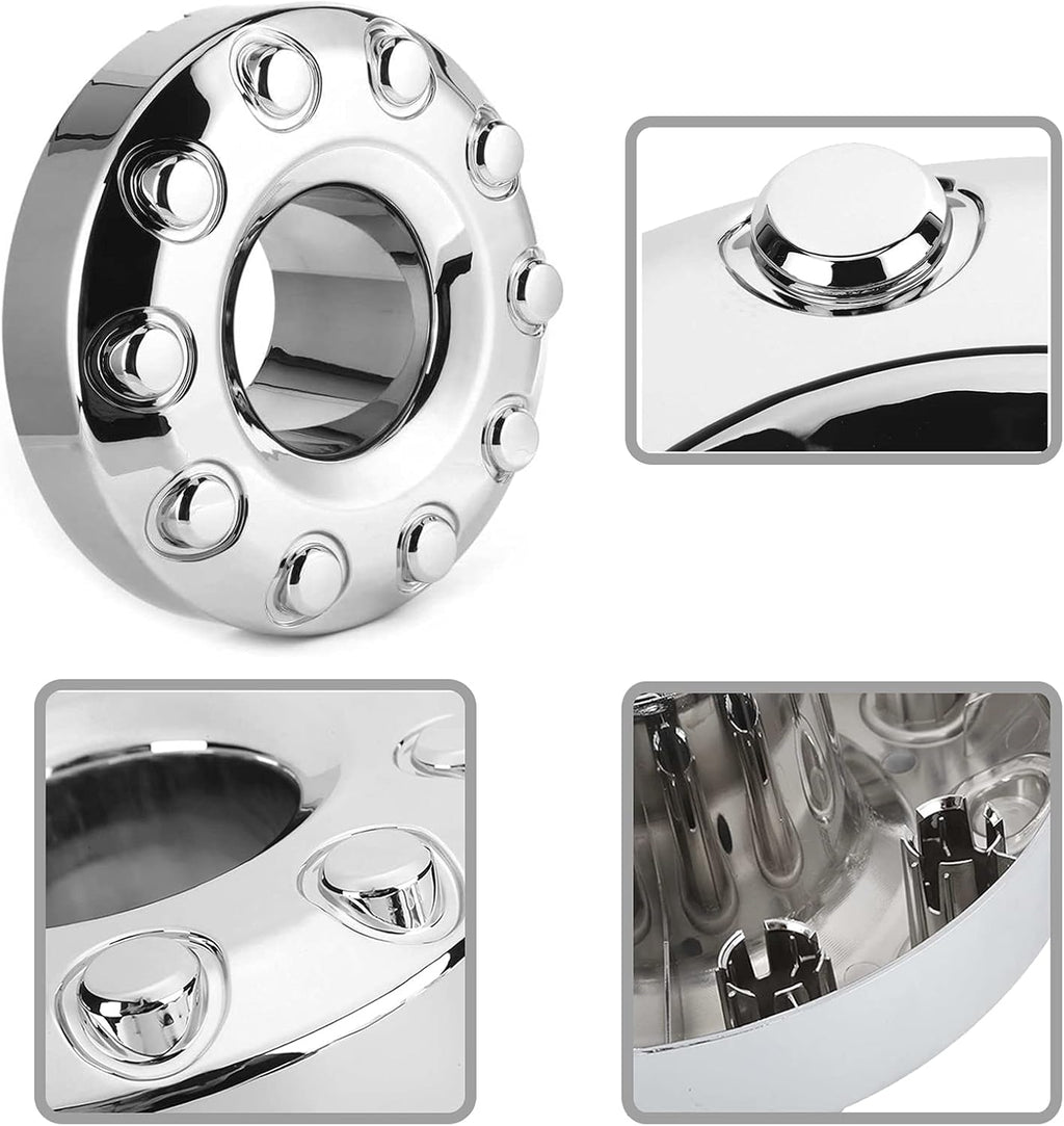 1 Pair Chrome 19.5 Wheel Center Hub Cap A45858