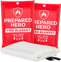 Emergency Fire Blanket 2 Pack 40” x 40” Fiberglass V975