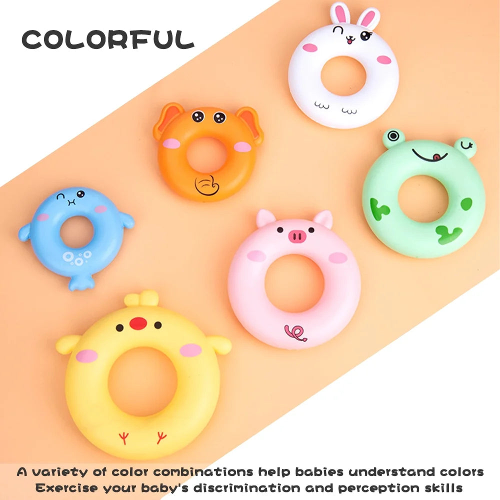 7 Rings Stacking Rings Soft Toys for Babies A5192