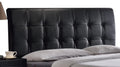 Black Tufted Upholstered Headboard L41221