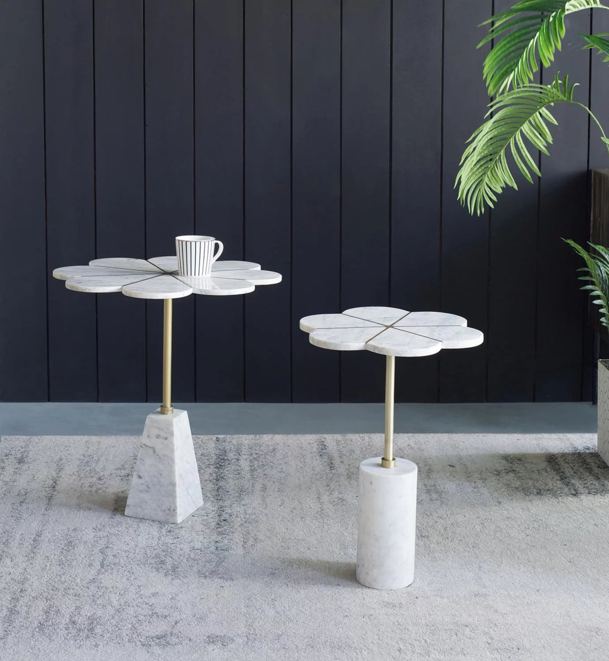 Flower Table with Marble Base N814