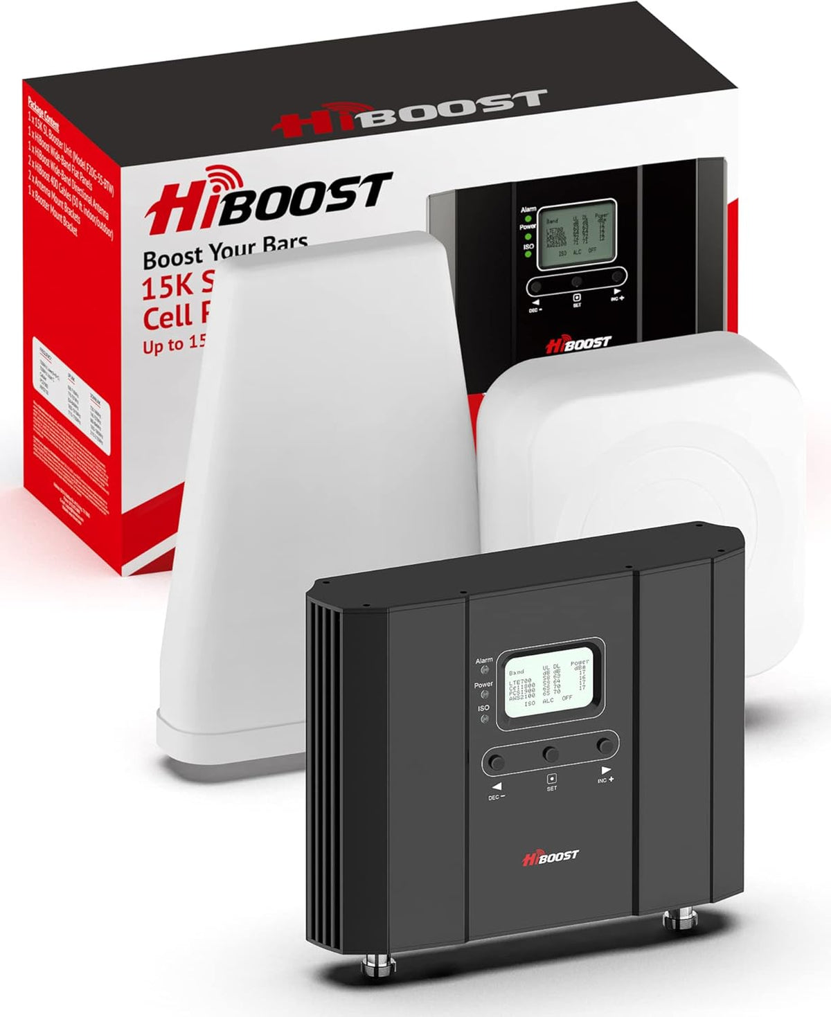 Cell Phone Signal Booster, 4,000 sq ft, 5G 4G LTE U950