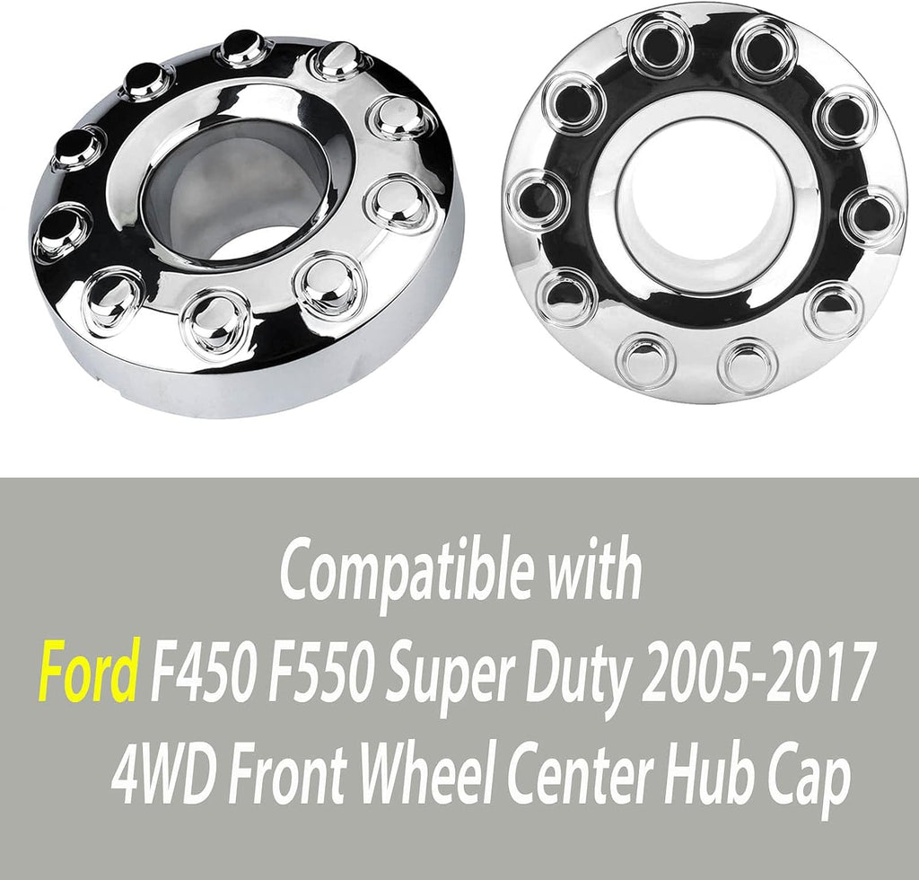 1 Pair Chrome 19.5 Wheel Center Hub Cap A45858