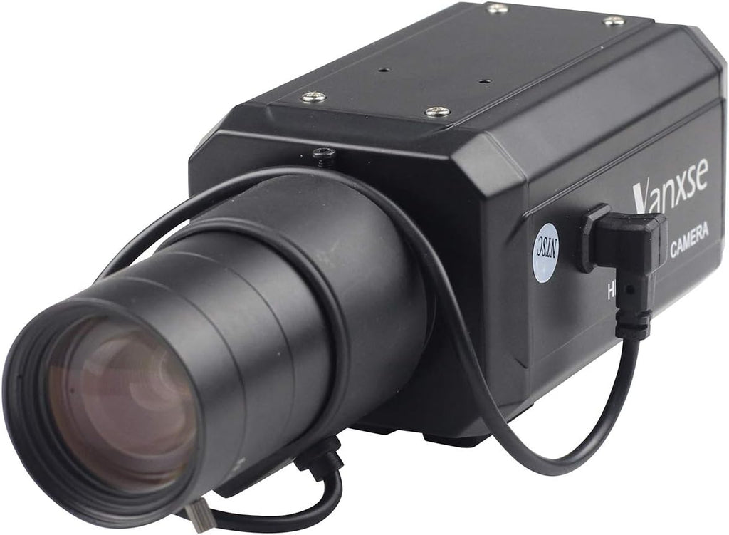 CCTV 1/3 CCD HD 960H Auto Iris 6-60mm F1.6 Varifocal Lens Bullet Box Camera Pack of 2 C69373