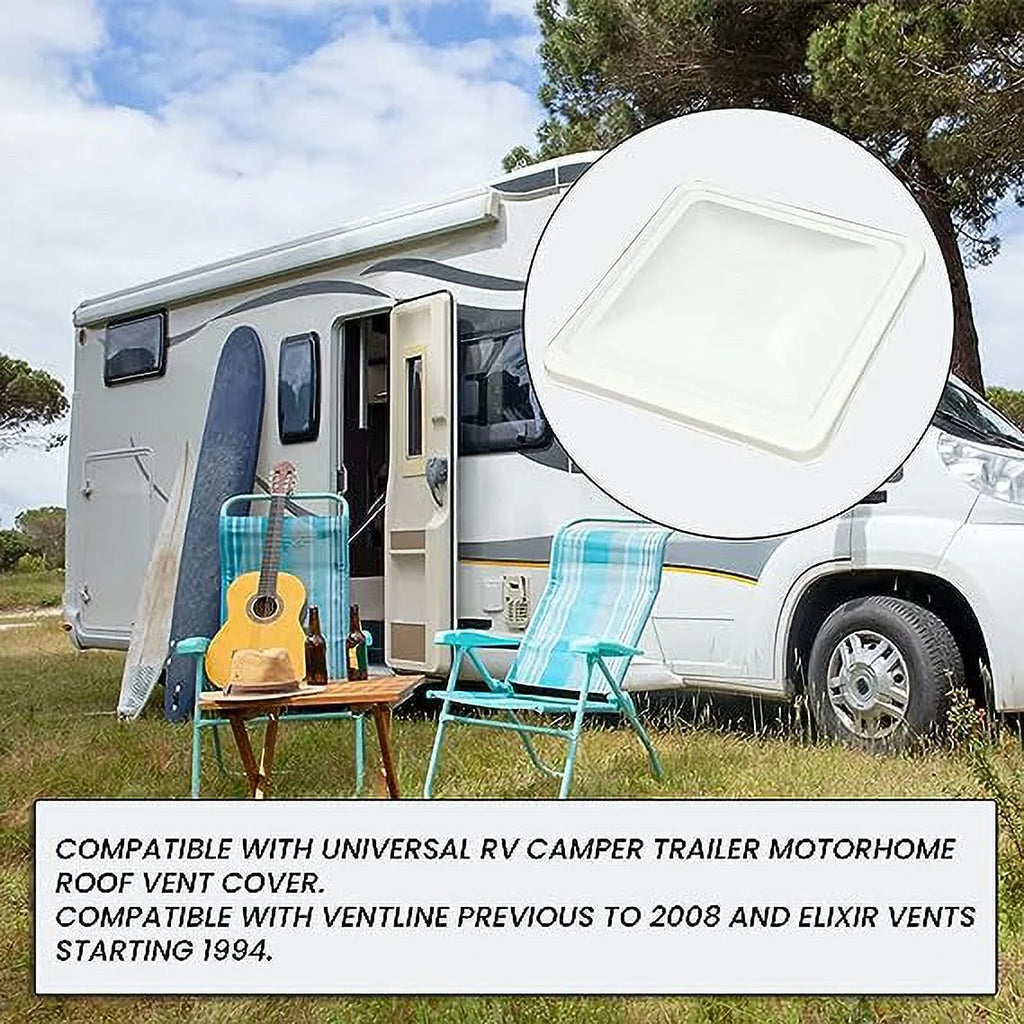 2 Pack Universal Roof Vent Cover Lid Replacement for RV Camper Trailer Y86639