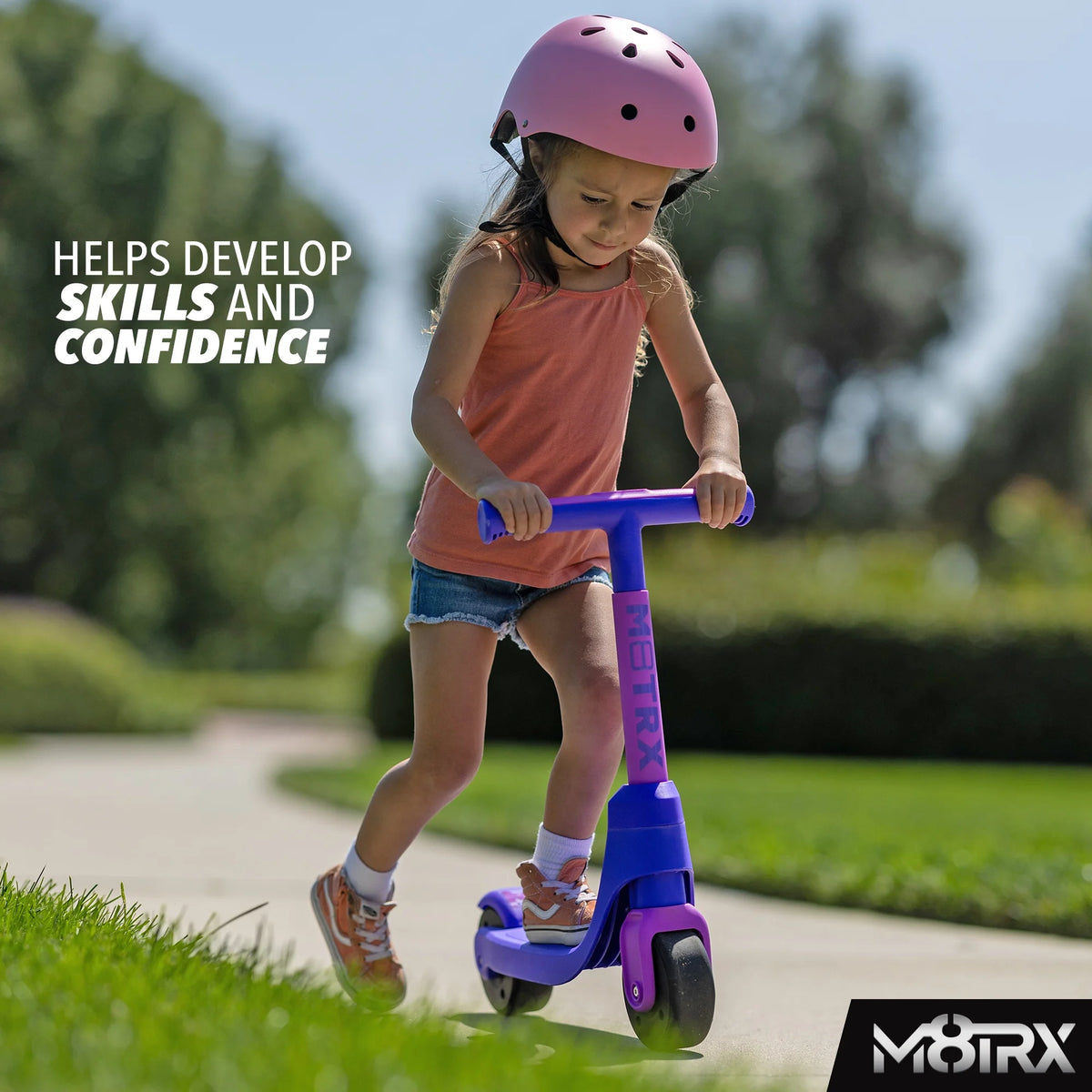 Two Wheel Kick Scooter for Kids and Toddlers, Blue R48491