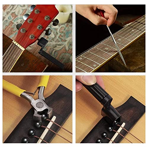 72PCS Guitar Repairing Maintenance Tool Kit with Strings Picks J795427