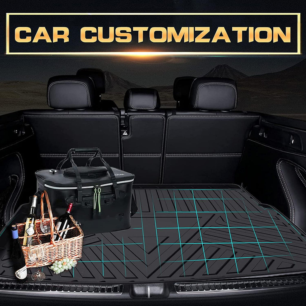 Heavy Duty Trunk Liner for Jeep Wrangler Sahara 4 Doors 2018 2019 2020 M5948