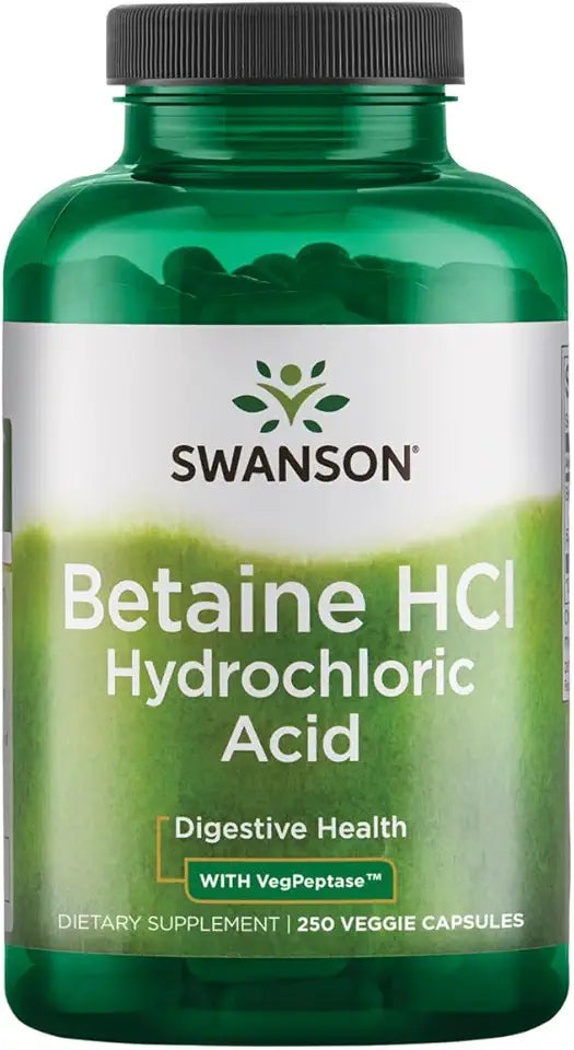 Hydrochloric Acid with Pepsin 250 Capsules N21381