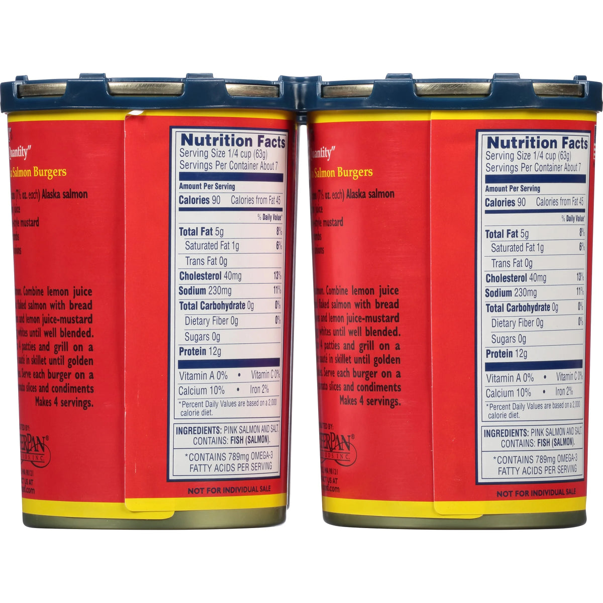 4-14.75 oz. Cans Wild Caught Alaskan Pink Salmon M169