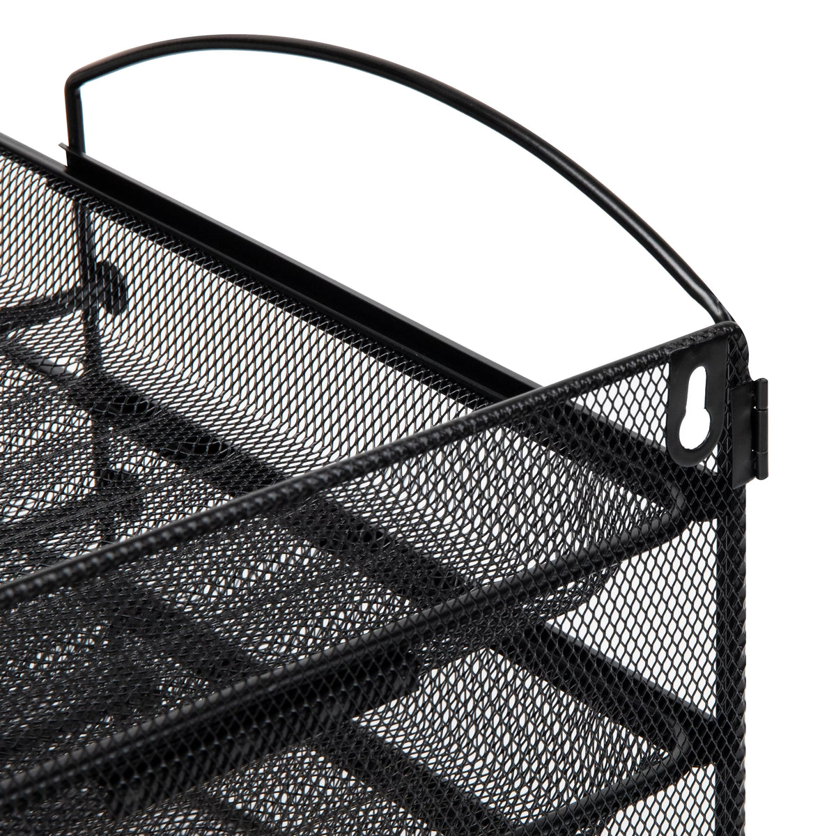 Black Metal Mesh Paper Tray O850104