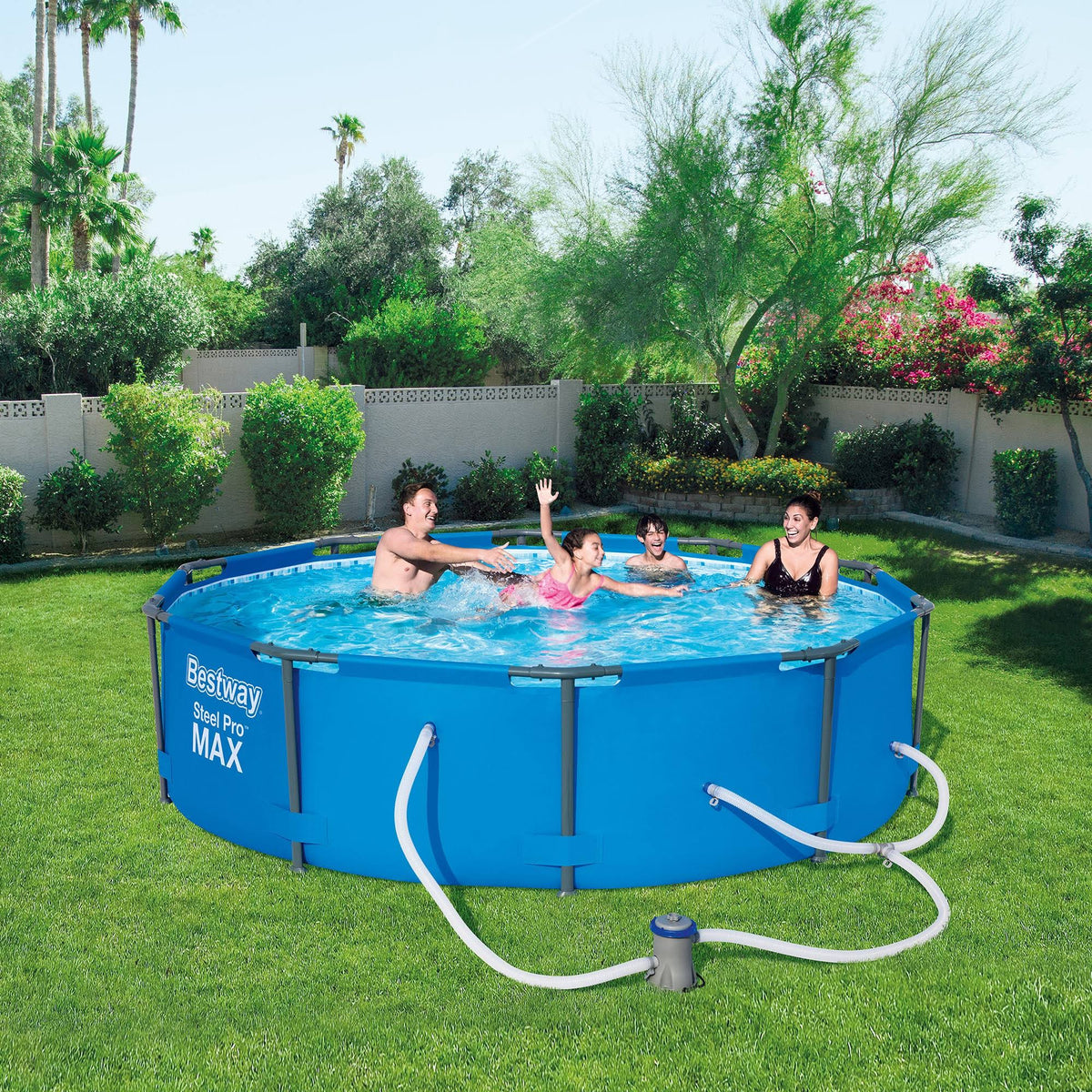 10 x 30x22 Steel Pro Frame Round Above Ground Swimming Pool Set L9081