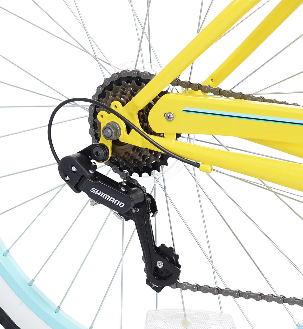 Yellow 26 in. Women's Cruiser Bicycle B88380