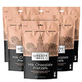 Real Milk Chocolate Covered Pretzels, 5-Ounce Bag, Pack of 6 B13966
