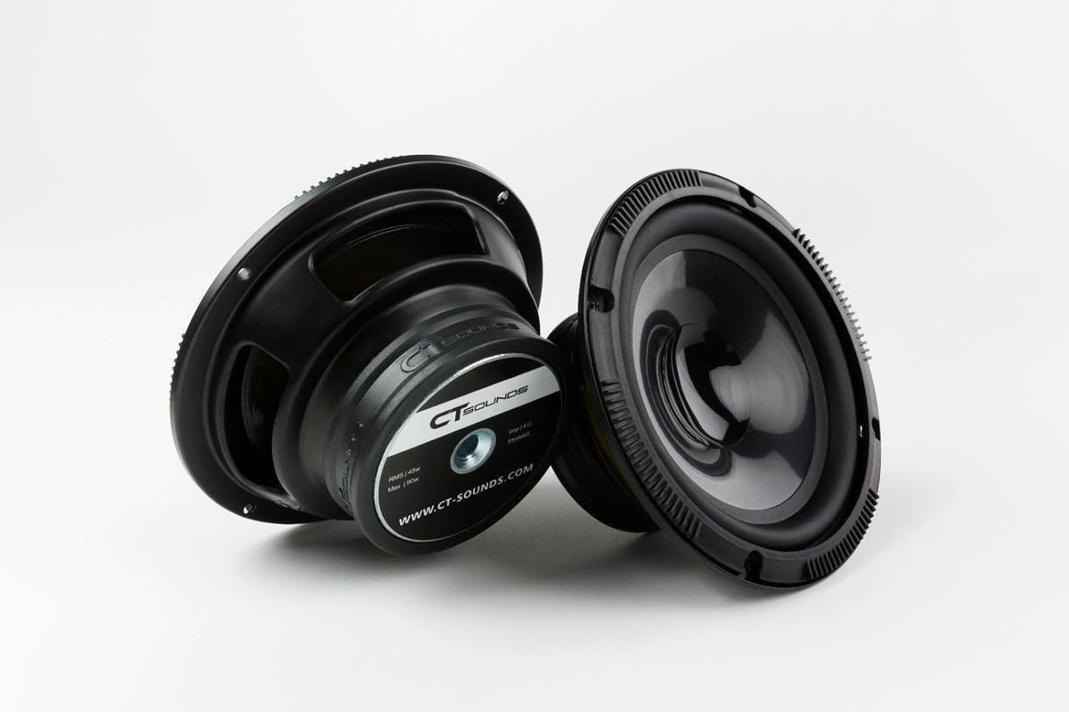 6.5" 240 Watt 2-Way Weatherproof Component Car Speaker Set I739