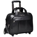 Black Leather Laptop Case H4178