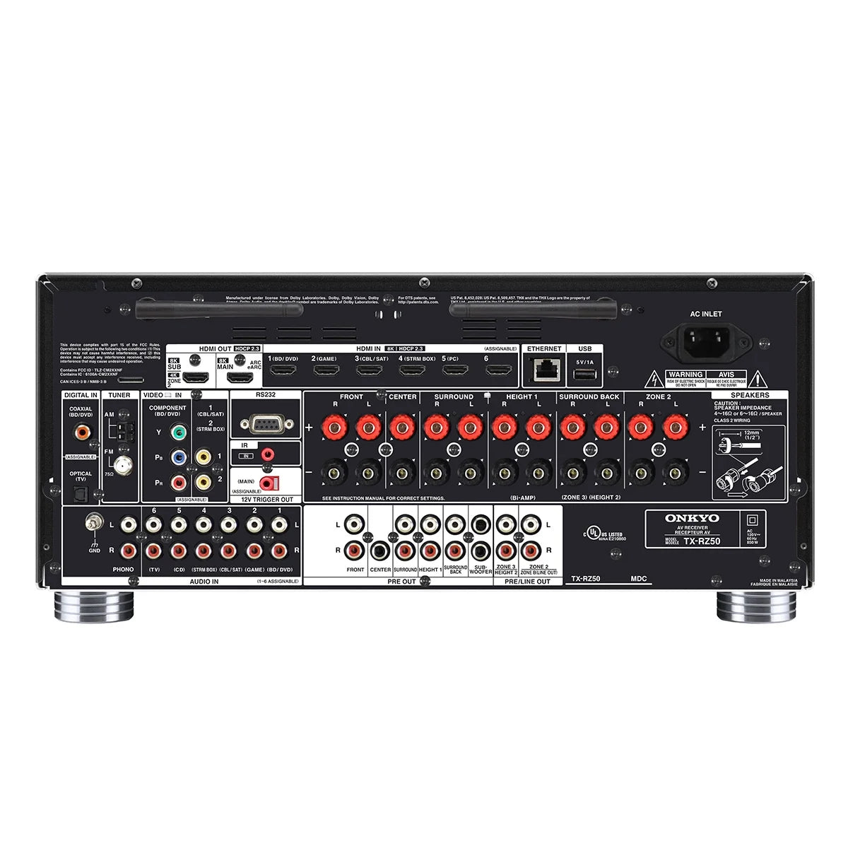 9.2 Channel Network 8K AV Receiver V7895
