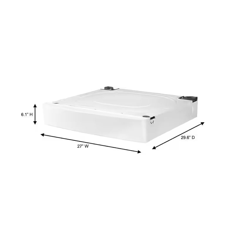 White Laundry Pedestal Q4860