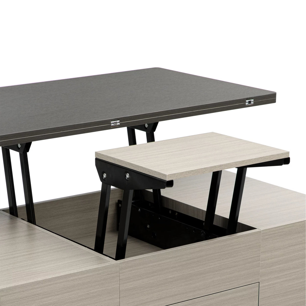 5 Pieces Lift Top Coffee Table Set with Storage F524913