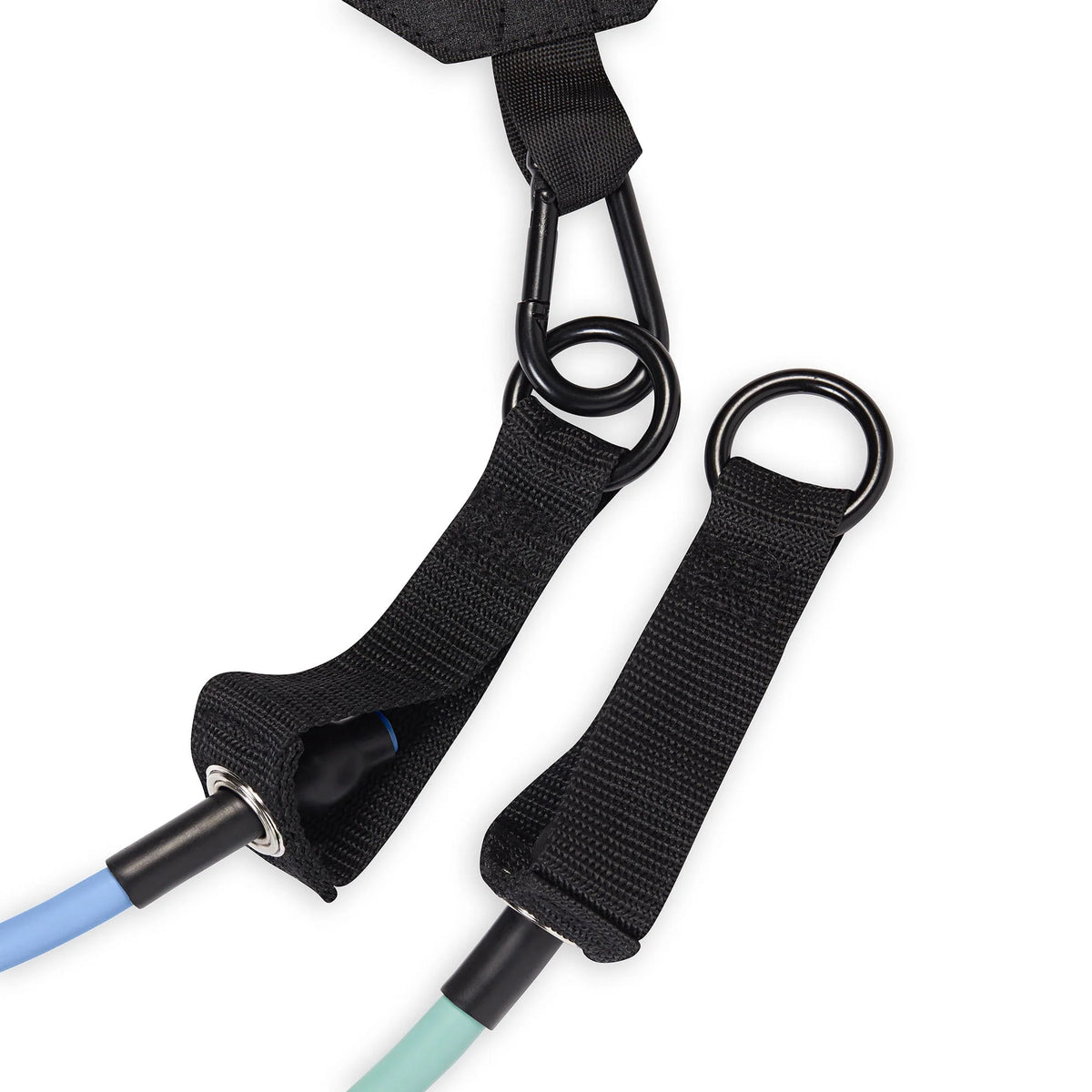 Resistance Tube Kit with Fabric Squat Belt, Blue/Purple U2565