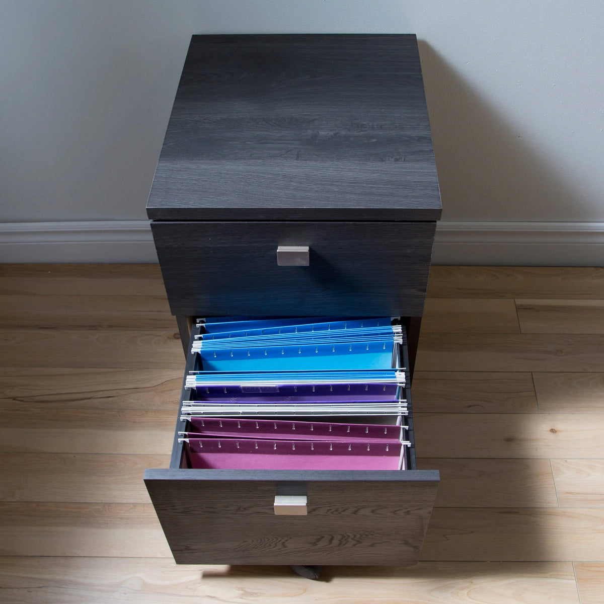 2 Drawer Vertical Wood Filing Cabinet L3496