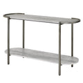 Light Gray 1-Shelf Console Table F414435