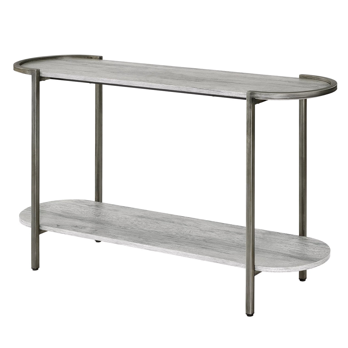 Light Gray 1-Shelf Console Table F414435