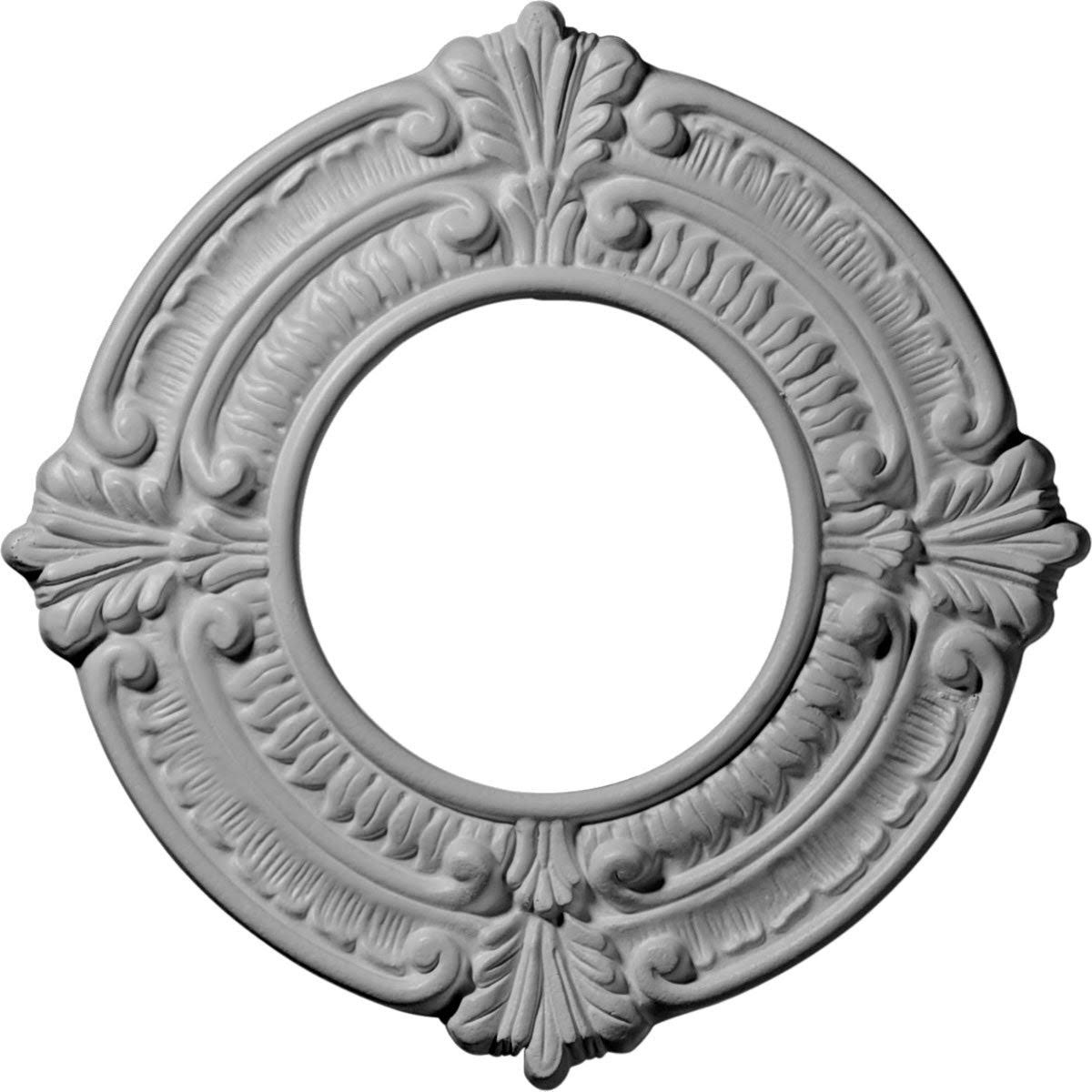 9x22OD x 4 1/8x22ID x 5/8x22P Ceiling Medallion, Hand-Painted Spartan Stone D148