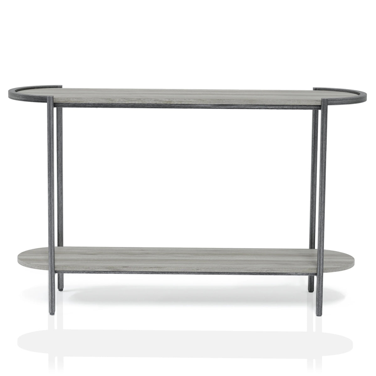 Light Gray 1-Shelf Console Table F414435