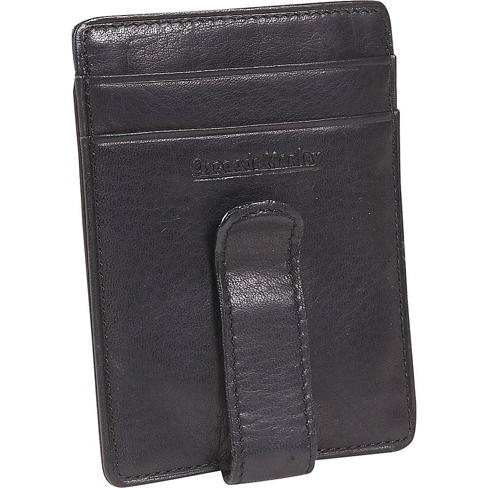 Black Cashmere ID Front Wallet N817