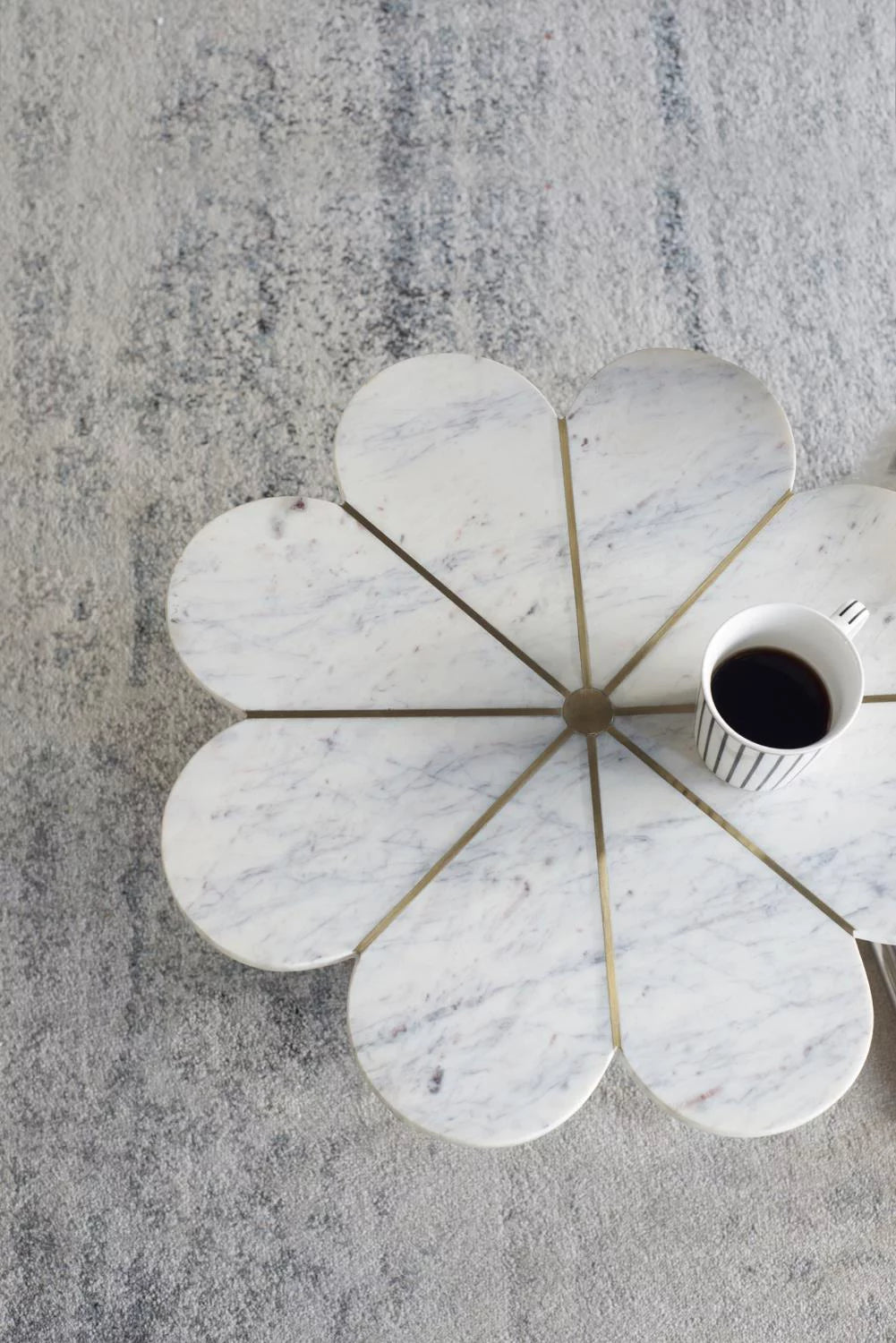 Flower Table with Marble Base N814
