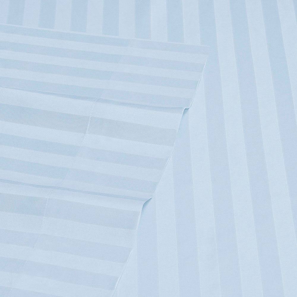 Blue King Dobby Stripe Sheet Set N117