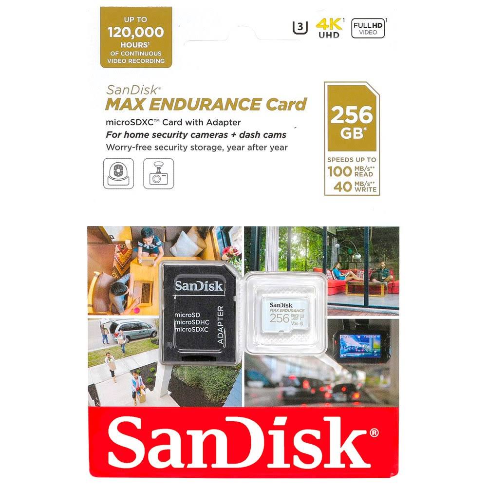 microSD Card with Adapter 256GB Q153