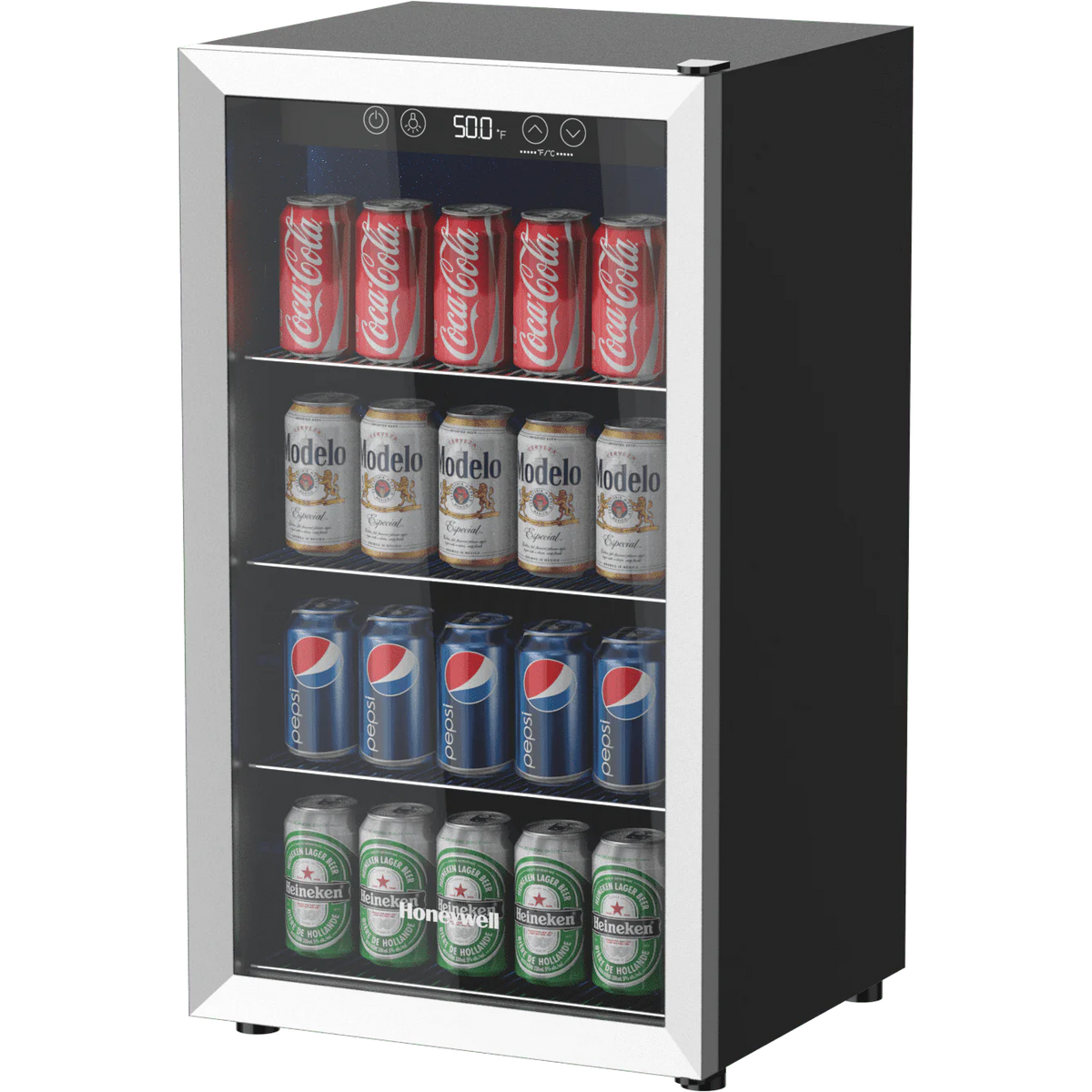 115 Can Beverage Refrigerator and Cooler with Glass Door C73102
