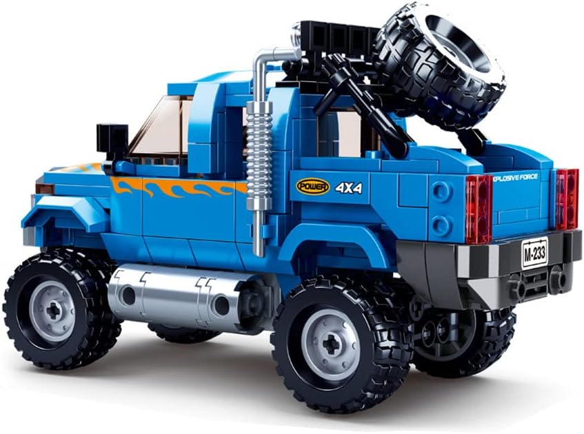 Heavy Truck Building Block 363 PCS with 2 Soldier Figures L7758
