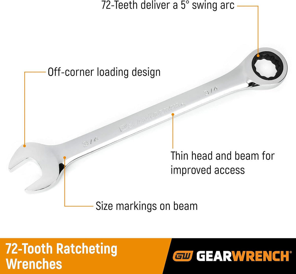 12 Pt. Ratcheting Combination Wrench, 30mm, Pack of 2 O6659