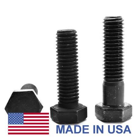 1/2 inch-20 x 2 3/4 inch Fine Thread Grade 5 Hex Cap Screw Black Oxide Pk 200 D2590
