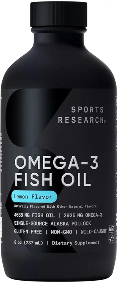Omega-3 Fish Oil 4685mg Natural Lemon Flavor 8oz X724