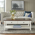 Rectangular Two-Tone Wood Coffee Table F862591