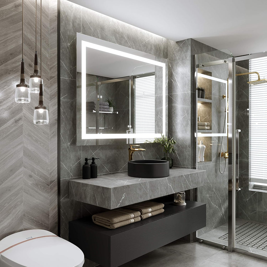 28 x 36 Inch LED Lighted Bathroom Mirror E249421