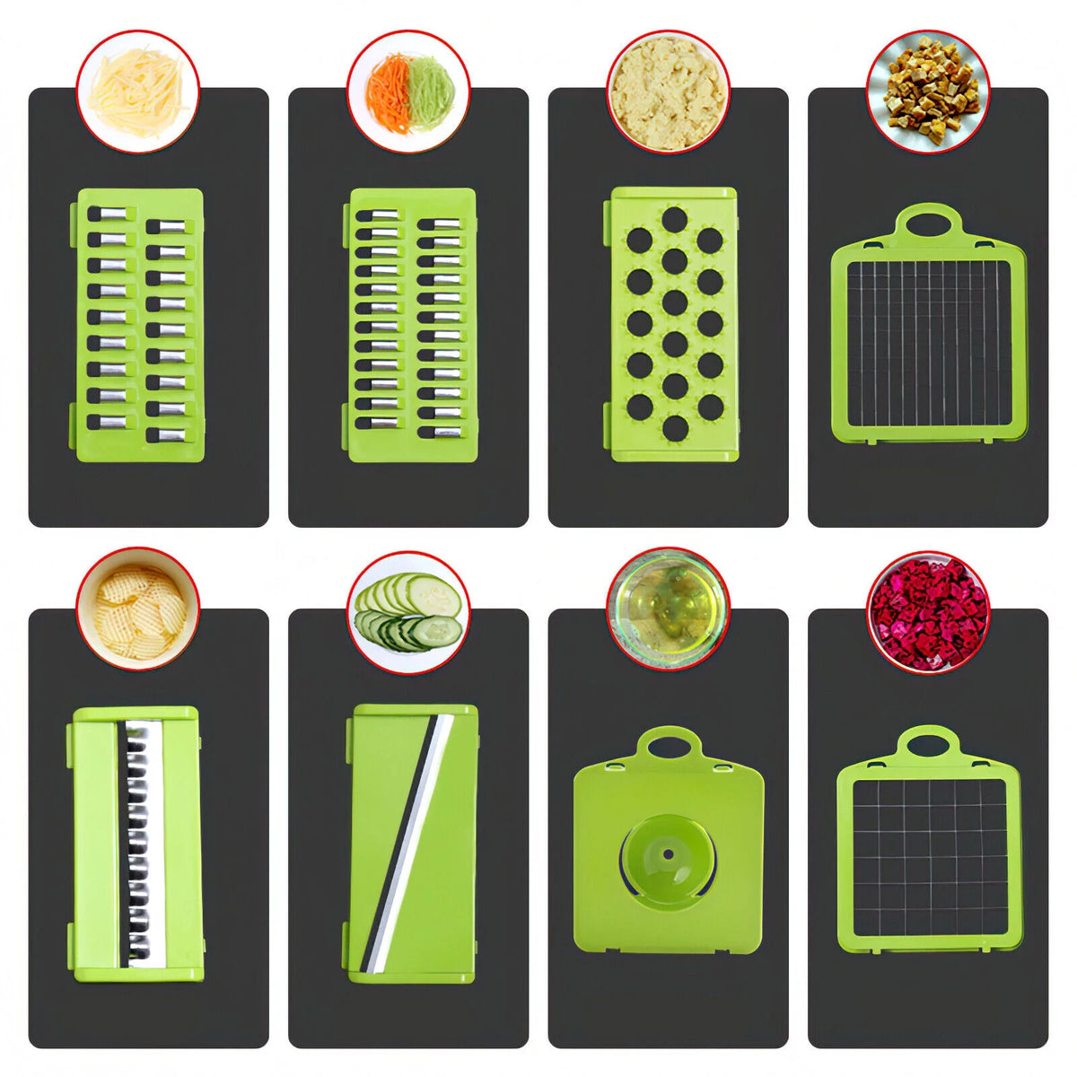 Vegetable Chopper Mandoline Slicer Food Dicer with Container G2947