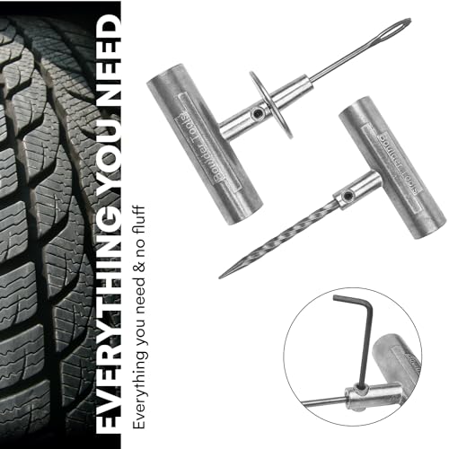 Compact Tire Repair Kit with Molle Storage Pouch I1347