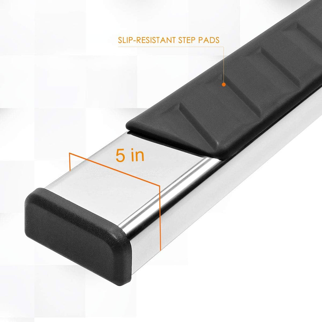 5 Inch Stainless Steel Running Boards Side Steps S105356