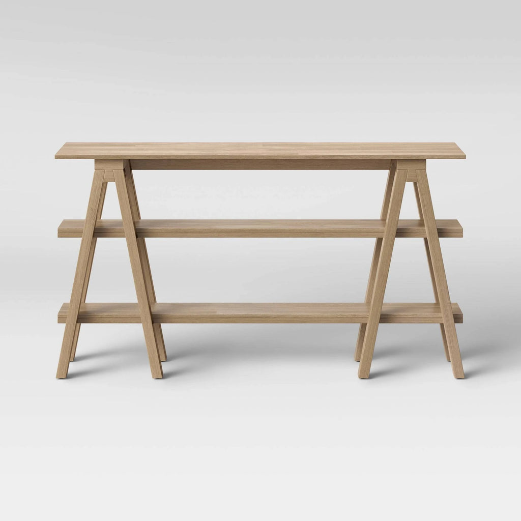 Natural Wooden Horizontal Bookshelf H2548