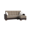 Tan Brown Sectional J70956
