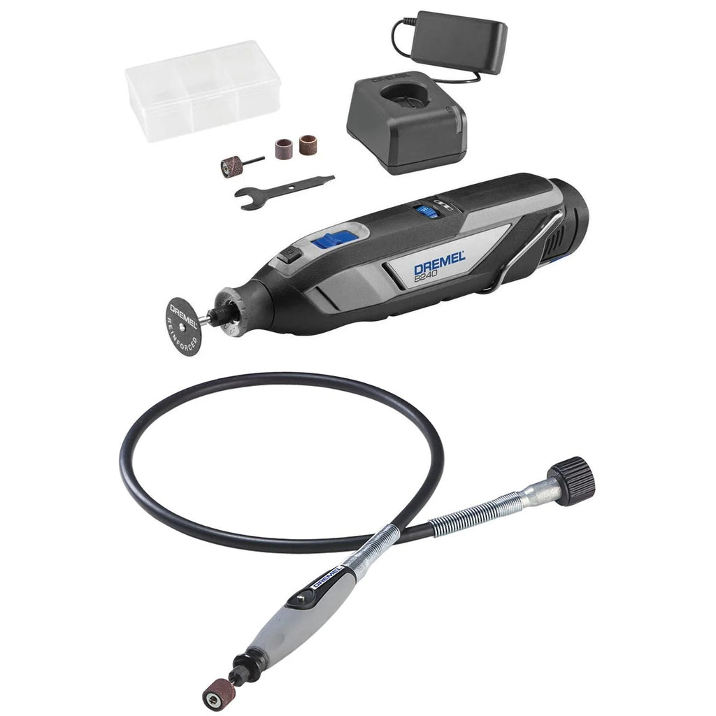 12V Cordless Rotary Tool Kit with Flex Shaft Attachment D50545
