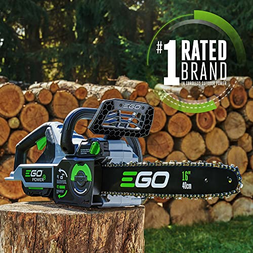 16-Inch 56-Volt Cordless Chainsaw Bundle with Bar Oil and Charger X513