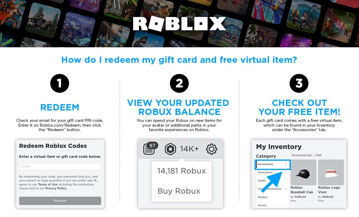 10000 Robux Gift Card H2133