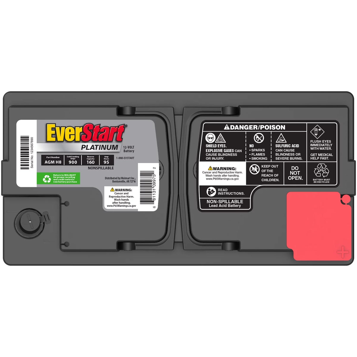Platinum AGM Battery Group Size H8 12 Volt 900 CCA I23870