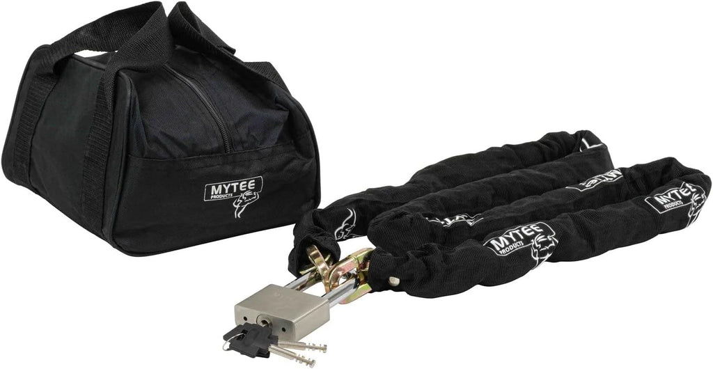 Anti Cut Security Chain and Lock Kit 6 Foot x 3/8 Inch Hardened Chain Y2172